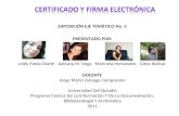 Certificado y firma electrónica