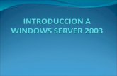 Introduccion A Windows Server 2003