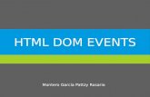 HTML DOM Events
