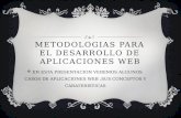 Metodologias para el desarrollo de aplicaciones web