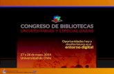 Gabriela Ortúzar – Directora del Sistema de Servicios de Información y Bibliotecas (SISIB) de la Universidad de Chile. Apertura congreso