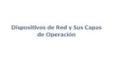 Dispositivos de Red y las Capas de Operacion