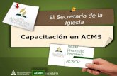 Capacitación secretaría-programa acms