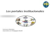 Los portales institucionales