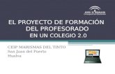 El Proyecto de Formación del Profesorado en un colegio 2.0