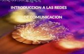 Introduccion A Las Redes De Comunicacion