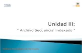 Archivo Secuencial-Indexado