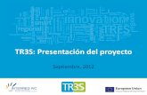 TR3S: presentacion del proyecto (español)