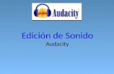 Tutorial Edición de sonido en Audacity