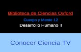 Conocer Ciencia - Cuerpo Humano 12 (Desarrollo Humano II)