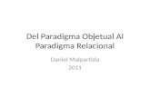 Del paradigma objetual al paradigma relacional