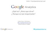 Ponencia Google Analytics