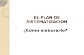 4. plan de sistematización