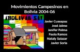 Movimientos Campesinos en Bolivia 2004 - 2006