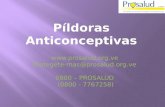 Pildoras anticonceptivas