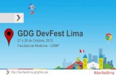 Introducción Gdg Lima Google Devrel