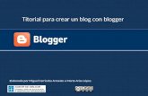 Titorial: Crear un blog en blogger
