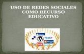 Usos de las Redes Sociales como recurso educativo