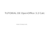 Tutorial de OpenOffice.org 3.2 Calc