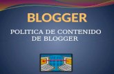 realizacion y almacenamiento de un Blogger Blogger