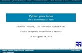 Python para todos en PyDay 2011