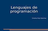 Lenguajes programación (TIC)