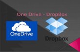 One drive   drop box