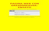 1º pagina web con dreamweaver