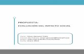 Propuesta de Evaluación del Impacto Social - Tzian 2013