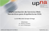 Implementación de Servicios Web Semánticos para Arquitecturas SOA