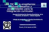 Las TIC en la enseñanza: motivos, desafíos y posibilidades para la integración curricular.