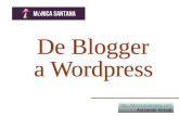 De blogger a wordpress