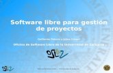 Software libre para gestión de proyectos