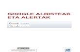 Google Albisteak eta Google Alertak