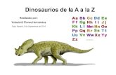 Dinosaurios en mi abecedario