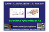 Suturas quirurgicas tipos, diferencias, usos, indicaciones. prof. dr. luis del rio diez