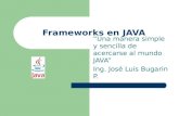 Frameworks Java