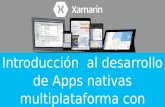 Introducción al desarrollo de apps móviles multiplataforma con Xamarin.Forms