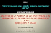 DESAFIOS POLITICA DE COMPETITIVIDAD Y DE INNOVACIÓN DE COLOMBIA