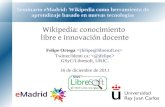 2011 12 16 (urjc) emadrid fortega urjc wikipedia conocimiento libre innovacion docente