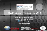 Oracle RAC sin sorpresas - v2014