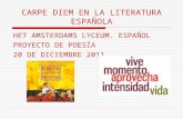 Carpe diem en la literatura española