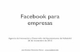 Curso sobre Facebook en la Agencia de Desarrollo e Innovación del Ayuntamiento de Valladolid