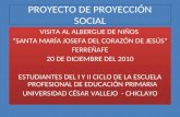Ucv proyecto de proyección social
