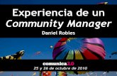 "Experiencia de un Community Manager" - Congreso Comunica 2.0 Gandía (comunica2gandia)