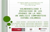 Vulnerabilidad y Privacidad de los Jóvenes en la Red: Un Análisis Comparativo España-Colombia