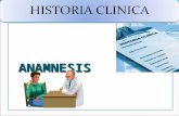 Historia clínica  ANAMNESIS