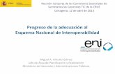 Progreso de la adecuación al Esquema Nacional de Interoperabilidad, en la reunión de CRUE-TIC