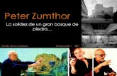 Peter zumthor/ Vida y obras