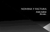 Nomina Y Factura